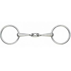 Thin Mouth Loose Ring Snaffle with Lozenge